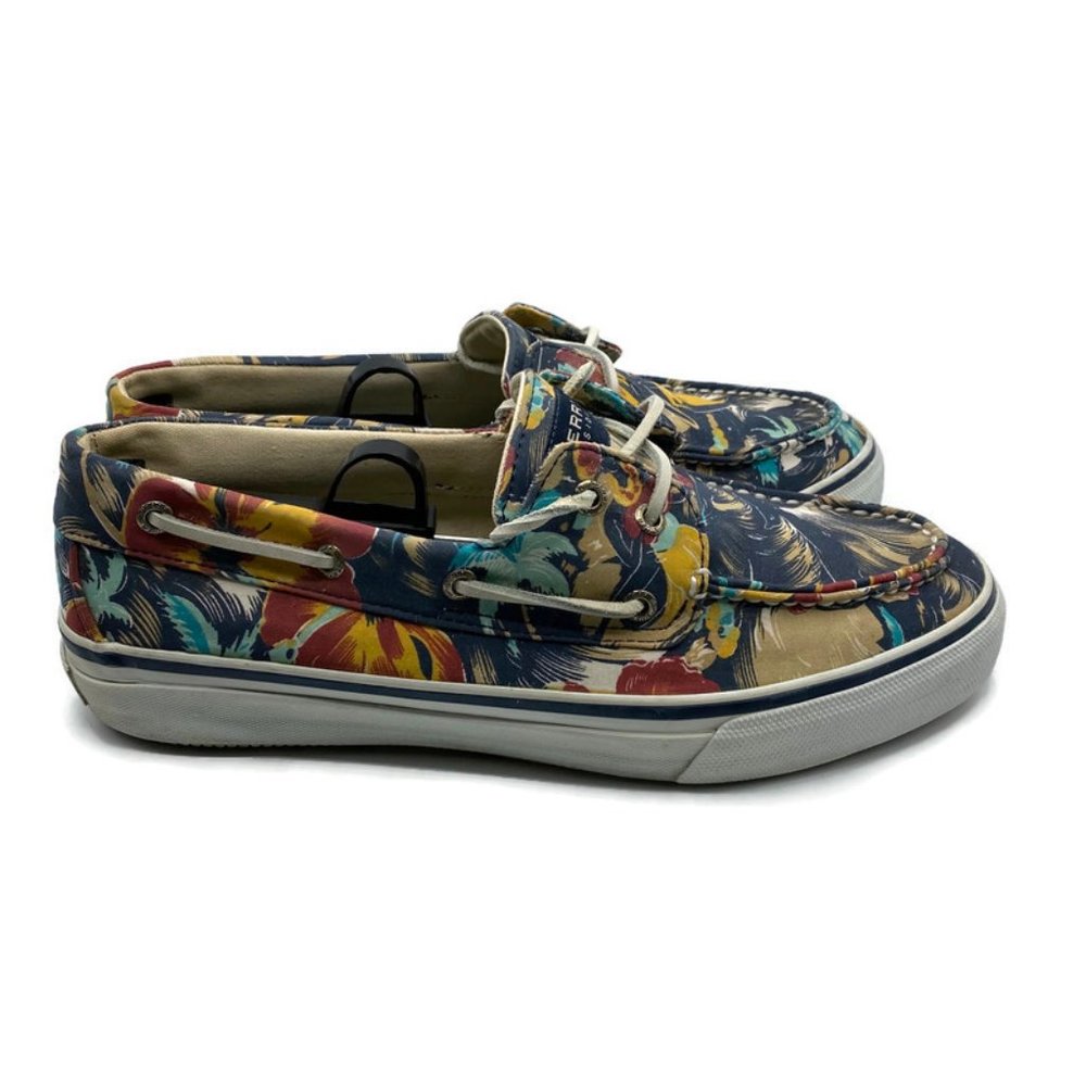 Sperry Floral Boat Shoe Size 10.5